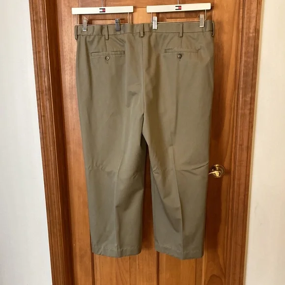 Men's Khaki Dress Pants - Picture 2 of 4
